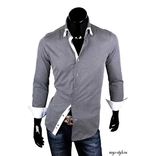 Приталенная мужская рубашка Venturo артикул 7457-02