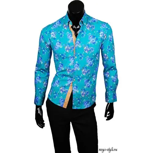 Приталенные мужские рубашки Ramssi артикул 123-05