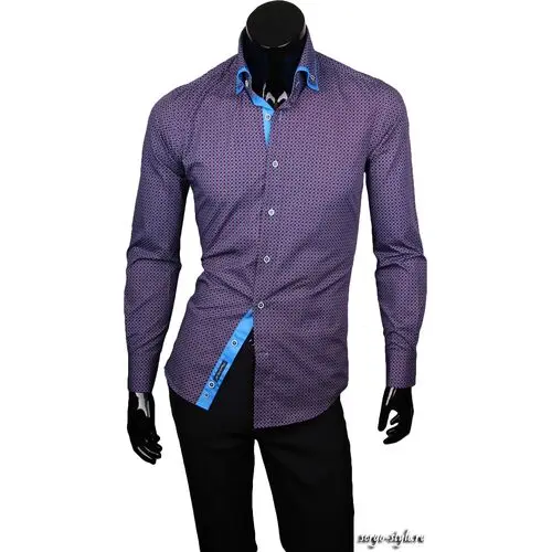 Приталенные мужские рубашки Poggino артикул 7593-01