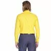 Желтая приталенная мужская рубашка Fitmens 2019-02
