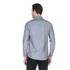 Серая приталенная мужская рубашка Venturo 500-38