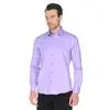 Сиреневая приталенная мужская рубашка Venturo 8062-03