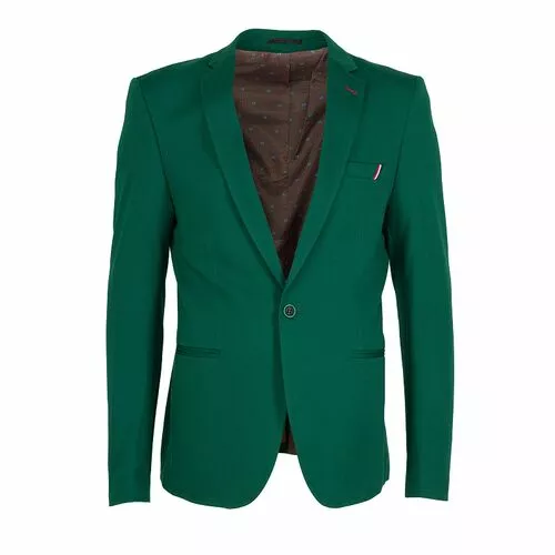 Стильный пиджак темно-зеленого цвета