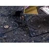 Темно-синяя мужская рубашка в огурцах с длинными рукавами-2