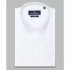 Белая мужская рубашка с длинными рукавами-4