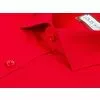 Красная приталенная рубашка с длинными рукавами-2