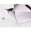 Светло-серая приталенная рубашка с длинными рукавами-2