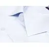 Голубая приталенная рубашка с длинными рукавами-2