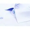 Голубая приталенная рубашка Non Iron с длинными рукавами-2