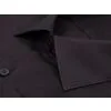 Черная приталенная мужская рубашка Non Iron с длинными рукавами-2