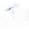 Белая мужская рубашка Non Iron в полоску с длинными рукавами-2