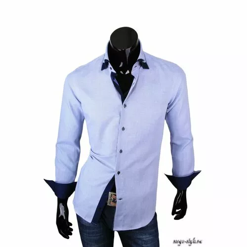 Приталенная мужская рубашка Venturo артикул 7240/01-Т