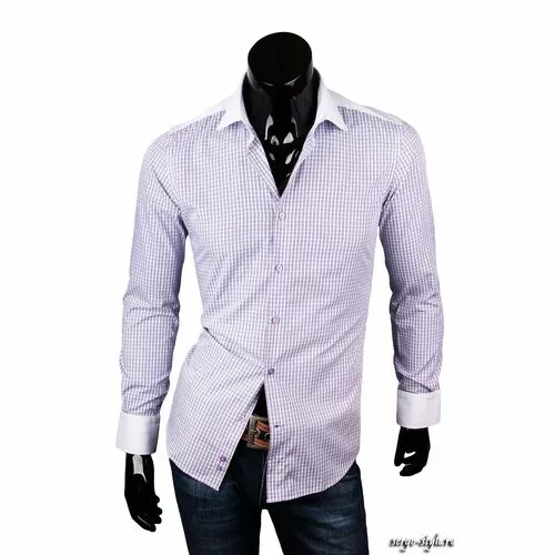 Приталенная мужская рубашка Venturo артикул 7303-02