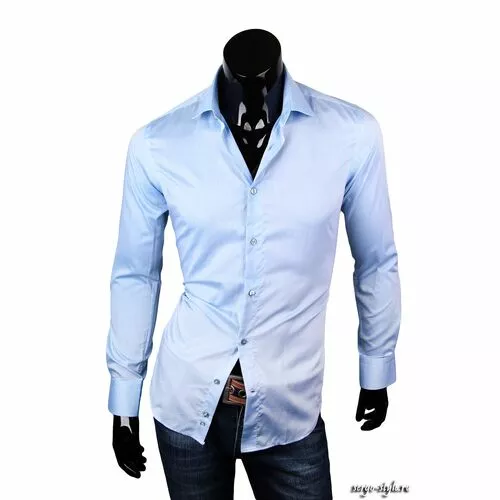 Приталенная мужская рубашка Venturo артикул 7330-02т