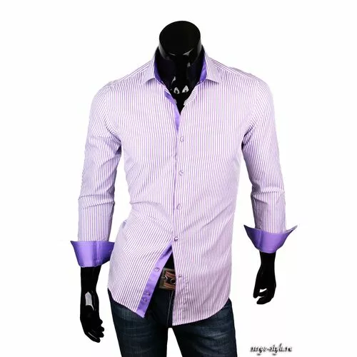 Приталенная мужская рубашка Venturo артикул 7394-01