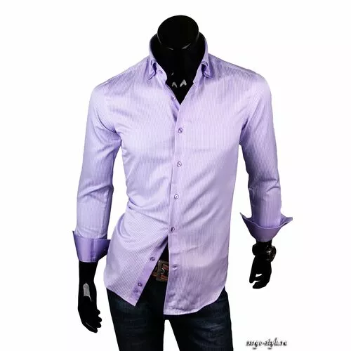 Приталенная мужская рубашка Venturo артикул 2806-14