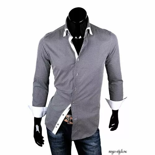 Приталенная мужская рубашка Venturo артикул 7457-02