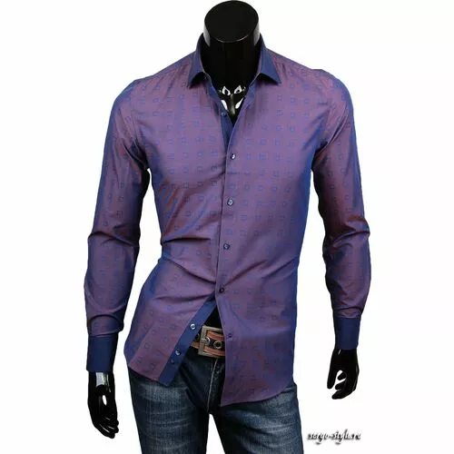 Приталенные мужские рубашки Venturo артикул 2601-16
