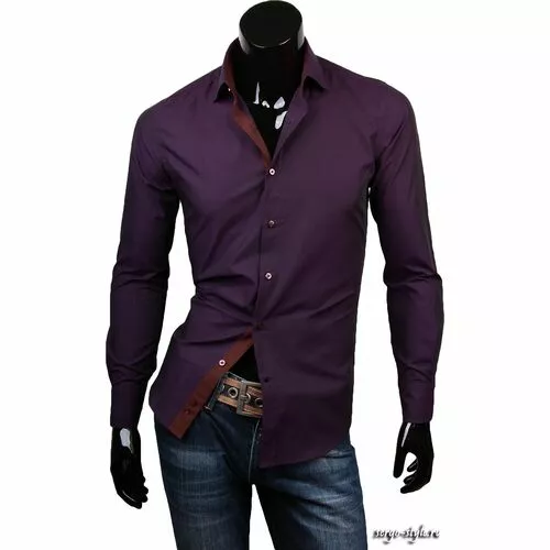 Приталенные мужские рубашки Venturo Артикул 2602-14