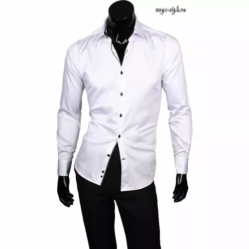 Приталенные мужские рубашки Venturo Артикул 3000-01