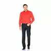 Красная приталенная мужская рубашка Louis Fabel 1470-45