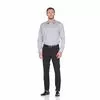Серая приталенная мужская рубашка Venturo 500-44