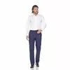 Белая приталенная мужская рубашка Venturo 4001-01