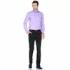 Сиреневая приталенная мужская рубашка Venturo 8062-03