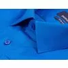 Синяя мужская рубашка с длинными рукавами-2